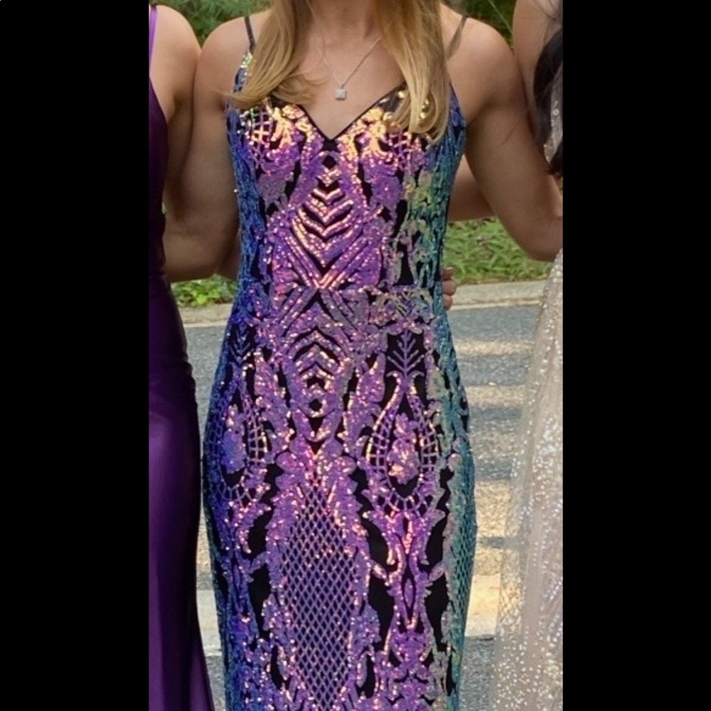 Sequin prom dress
